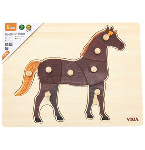 Puzzle VIGA Na podkładce: Koń 44607 (8 elementów)