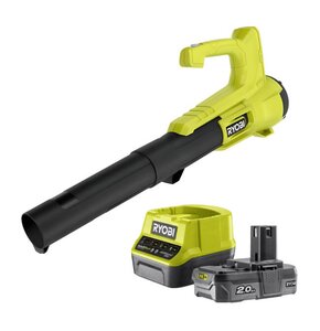 Dmuchawa do liści RYOBI RY18BLA-0 + Akumulator RYOBI ONE+ RC18120-120 2Ah 18V + ładowarka