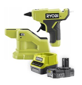 Pistolet do kleju RYOBI RGLM18-0 + Akumulator RYOBI ONE+ RC18120-120 2Ah 18V + ładowarka