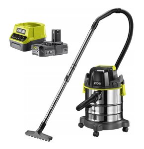 Odkurzacz RYOBI ONE+ R18WDV-0 + Akumulator RYOBI ONE+ RC18120-120 2Ah 18V + ładowarka
