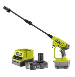 Myjka ciśnieniowa RYOBI RY18PW22A-0 + Akumulator RYOBI ONE+ RC18120-120 2Ah 18V + ładowarka