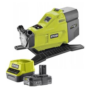 Pompa do wody RYOBI R18TP-0 akumulatorowa + Akumulator RYOBI ONE+ RC18120-120 2Ah 18V + ładowarka