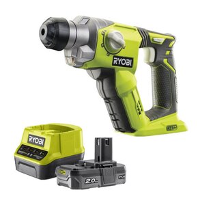 Młotowiertarka RYOBI R18SDS-0 + Akumulator RYOBI ONE+ RC18120-120 2Ah 18V + ładowarka