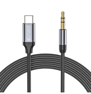 Kabel Jack 3.5 mm - USB-C TECH-PROTECT UltraBoost 1 m