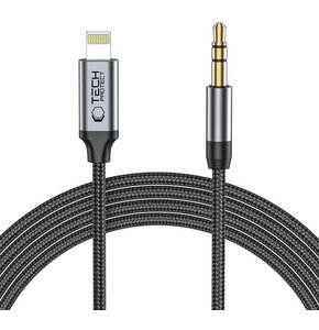 Kabel Jack 3.5 mm - Lightning TECH-PROTECT UltraBoost 1 m