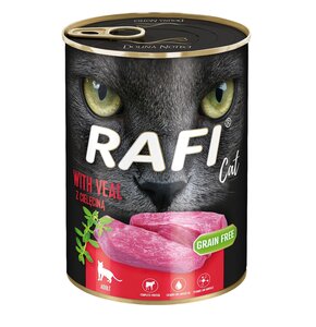 Karma dla kota RAFI Cielęcina 400 g