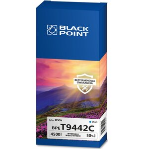Tusz BLACK POINT do Epson T9442 Błękitny 45 ml BPET9442C
