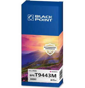 Tusz BLACK POINT do Epson T9443 Purpurowy 45 ml BPET9443M