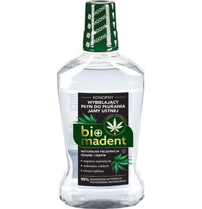 Płyn do płukania jamy ustnej BIO MADENT Wybielający Konopny 500 ml