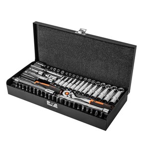 Zestaw kluczy nasadowych NEO TOOLS 10-008 1/4 cala (63 elementy)