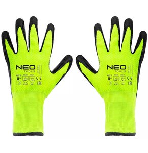 Rękawice robocze NEO TOOLS 97-613-8 Żółto-czarny (rozmiar 8)