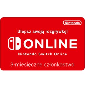 Karta podarunkowa NINTENDO Switch Online 3M