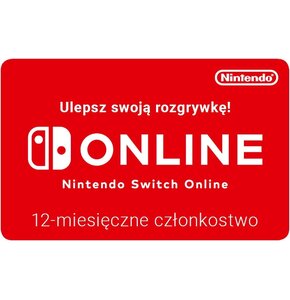 Karta podarunkowa NINTENDO Switch Online 12M