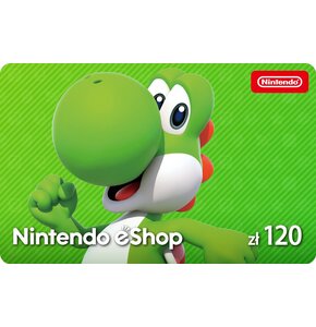 Kod aktywacyjny Nintendo eShop 120 zł