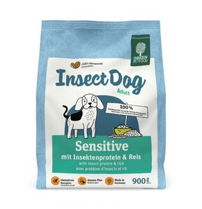 Karma dla psa GREEN PETFOOD InsectDog Sensitive Białko owadów z ryżem 900 g