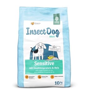 Karma dla psa GREEN PETFOOD InsectDog Sensitive Białko owadów z ryżem 10 kg