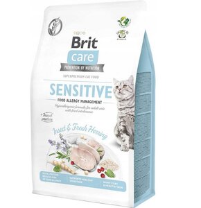 Karma dla kota BRIT CARE Cat Grain-Free Sensitive Owady i śledź 2 kg