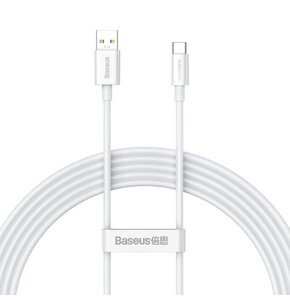Kabel USB - USB-C BASEUS Superior Series 65W 2 m Biały