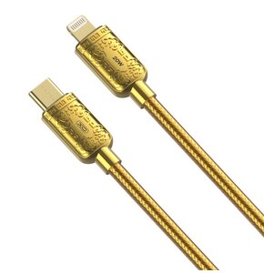Kabel USB-C - Lightning XO NB-Q217A PD 20W 1 m Złoty