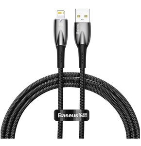 Kabel USB - Lightning BASEUS Glimmer 1 m Czarny