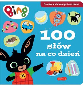 Książka dla dzieci Bing 100 słów na co dzień