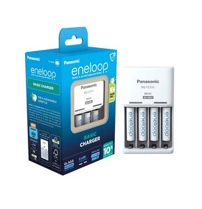 Ładowarka PANASONIC Eneloop Basic Charger BQCC51 + 4 akumulatorki AAA 800 mAh