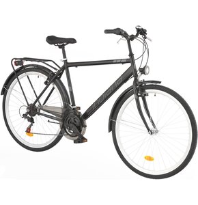 Rower miejski INDIANA Trekker 21B 26 cali męski Czarny