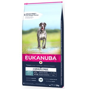 Karma dla psa EUKANUBA Grain Free Ryba Oceaniczna 12 kg