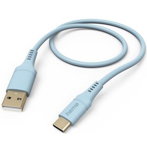 Kabel USB – USB Typ-C HAMA Flexible 1.5 m Niebieski