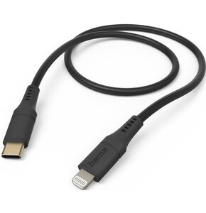 Kabel USB-C - Lightning HAMA Flexible 1.5m Czarny