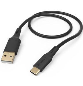 Kabel USB - USB Typ-C HAMA Flexible 1.5m Czarny