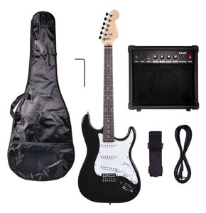 Zestaw gitarowy NN Eg Set Black + Wzmacniacz + Etui