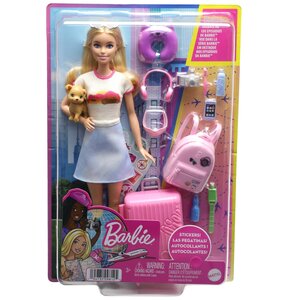 Lalka Barbie It Takes Two Malibu w podróży HJY18