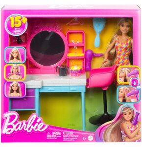 Lalka Barbie Totally Hair Salon fryzjerski HKV00