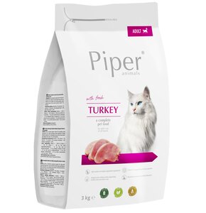 Karma dla kota PIPER Animals Indyk 3 kg