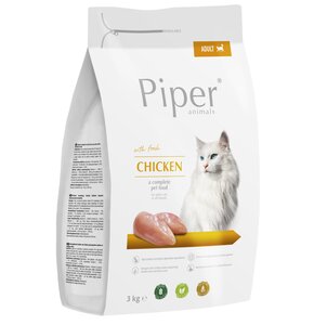 Karma dla kota PIPER Animals Kurczak 3 kg