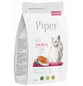 Karma dla kota PIPER Animals Sterilised Łosoś 3 kg
