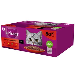 Karma dla kota WHISKAS Mix Smaków (80 x 85 g)