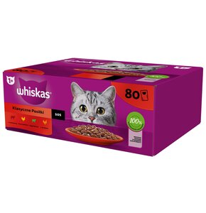 Karma dla kota WHISKAS Mix Smaków (80 x 85 g)