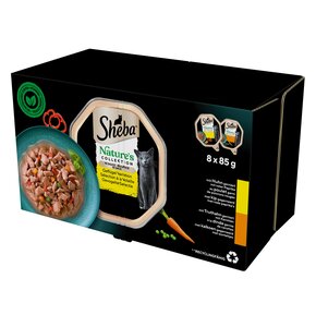 Karma dla kota SHEBA Nature's Collection Drobiowe smaki (8 x 85 g)