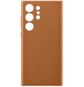 Etui SAMSUNG Leather Cover do Galaxy S23 Ultra EF-VS918LAEGWW Brązowy