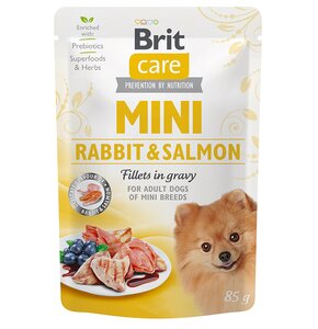 Karma dla psa BRIT Care Mini Królik z łososiem 85 g