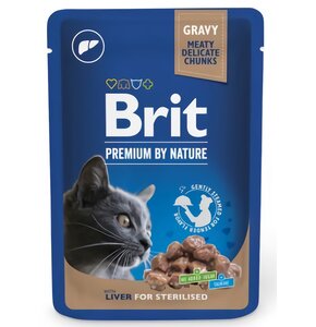 Karma dla kota BRIT Premium By Nature Sterilised Wątróbka 100 g