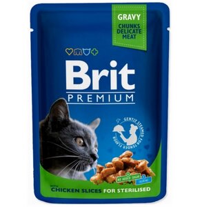 Karma dla kota BRIT Premium Sterilised Kurczak 100 g