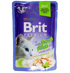 Karma dla kota BRIT Premium Pstrąg 85 g