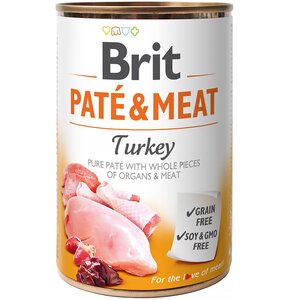 Karma dla psa BRIT Paté & Meat Indyk 400 g