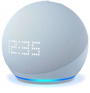 AMAZON Echo Dot 5 z zegarem Niebieski