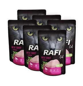 Karma dla kota RAFI Indyk 6 x 100 g