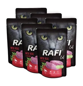 Karma dla kota RAFI Cielęcina 6 x 100 g