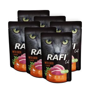 Karma dla kota RAFI Kaczka 6 x 100 g